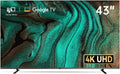 FPD 43 Inch Smart TV  4K UHD LED Flat Screen Google TV with Google Cast  Bluetooth  HDMI  Streaming Live  HDR 10  Dolby Vision  Ultra Slim Television(Canvas-Series  CG43-C3  2025)