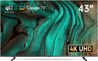 FPD 43 Inch Smart TV  4K UHD LED Flat Screen Google TV with Google Cast  Bluetooth  HDMI  Streaming Live  HDR 10  Dolby Vision  Ultra Slim Television(Canvas-Series  CG43-C3  2025)