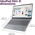 Lenovo IdeaPad Slim 3i - 15.6“ FHD Dispaly - Intel 4 Cores - Microsoft 365 Included - 1.1TB Storage | 128GB SSD and 1TB Cloud  Military-Grade  no Mouse | Learn  Work  Quality and Stream