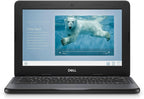 Dell Chromebook 11 3100 11.6"" Touchscreen Chromebook - HD - 1366 x 768 - Celeron - 4GB RAM - 32GB Flash Memory, Black (Renewed)