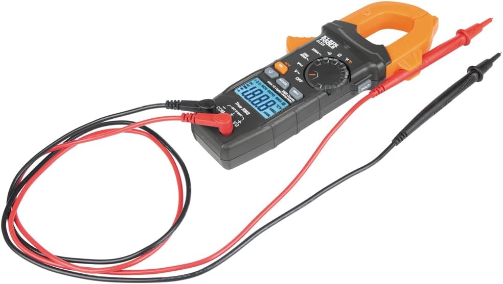 Klein Tools CL220VP Electrical Test Kit with Digital Clamp Meter, Non-Contact Voltage Test Pen, GFCI Outlet Tester, AC/DC Voltage Tester