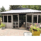 Colorado 17.5 Ft. W x 11.5 Ft. D Composite PVC Patio Gazebo Gazebo