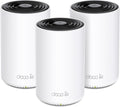 TP-Link Deco XE70 Pro AXE4900 Tri-Band WiFi 6E Mesh WiFi System - 2.5G WAN/LAN Ports  4.9 Gbps Wi-Fi 7 200 Sq. Ft Coverage  Connect up to 200 Devices  6 GHz Band  3-Pack