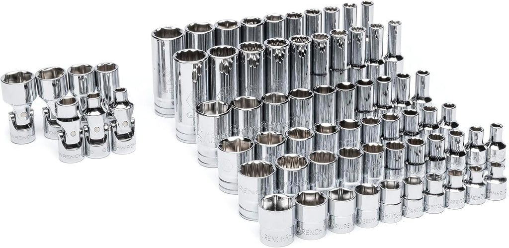 GEARWRENCH 68 Piece 1/4” Drive Master SAE Socket Set in Foam Storage Tray - GWMSSKT14SAE