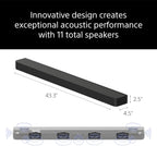 Sony 65 Inch 4K Ultra HD TV X90L Series: BRAVIA XR Full Array LED Smart Google TV with Dolby Vision HDR and Exclusive Features for The PlayStation® 5 XR65X90L BRAVIA Theater Bar 8 Sound Bar