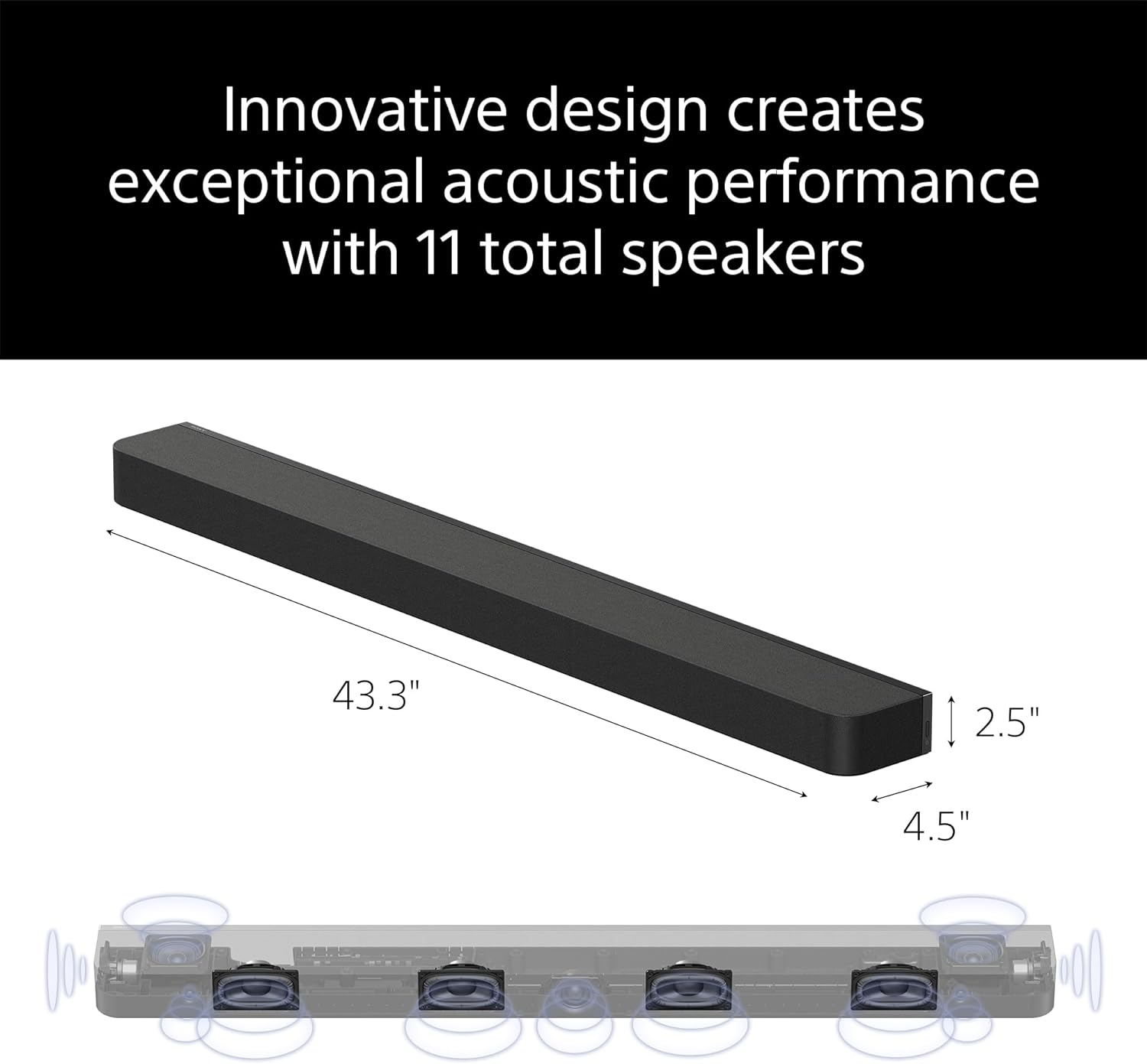Sony 65 Inch 4K Ultra HD TV X90L Series: BRAVIA XR Full Array LED Smart Google TV with Dolby Vision HDR and Exclusive Features for The PlayStation® 5 XR65X90L BRAVIA Theater Bar 8 Sound Bar