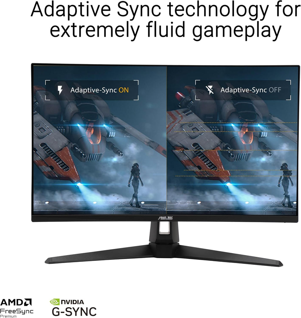 ASUS TUF Gaming 27” 4K HDR Monitor (VG27UQ1A) – 160Hz  1ms  Extreme Low Motion Blur Sync  NVIDIA G-SYNC Compatible  AMD FreeSync Premium  95% DCI-P3  DisplayWidget  3 yr Warranty
