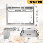 NN-TK922SS 27-Inch Microwave Oven Trim Kit, 27-Inch Stainless Steel Microwave Oven Trim Kit for 2.2 Cu Ft Built-in Microwave Oven, Microwave Oven Trim Kit