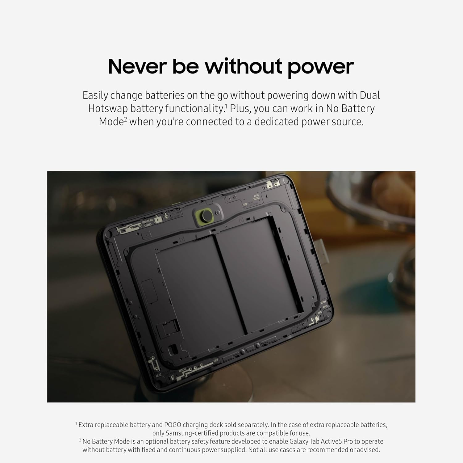 Samsung Galaxy Tab Active5 Pro 10.1” 8+256GB 5G Work Tablet  5G Unlocked  Rugged Design  Sensitive Touchscreen  Long Battery Life for Workers  SM-X358UZGEN14  Green