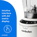 nutribullet SmartSense Blender Combo, 1400W, 64oz Pitcher, 32oz & 24oz Cups, 5-Speed, Smoothies, Ice and Frozen Fruit, Nut Milk, Soup, Matte White, NBF50700AW
