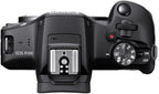 Canon EOS R100 Mirrorless Camera with RF-S18-45mm F4.5-6.3 IS STM Lens Kit  24.1 Megapixel CMOS (APS-C) Sensor  4K Video  RF Mount | Black Bundled with 64GB Memory Card & Camera Shoulder Bag (3 Items)