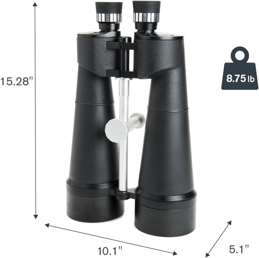 Celestron SkyMaster 25x100 Binoculars – Giant Aperture Binoculars for Deep-Sky Astronomy & Long-Distance Viewing – Multi-Coated Optics – Includes Tripod Adapter & Carrying Case