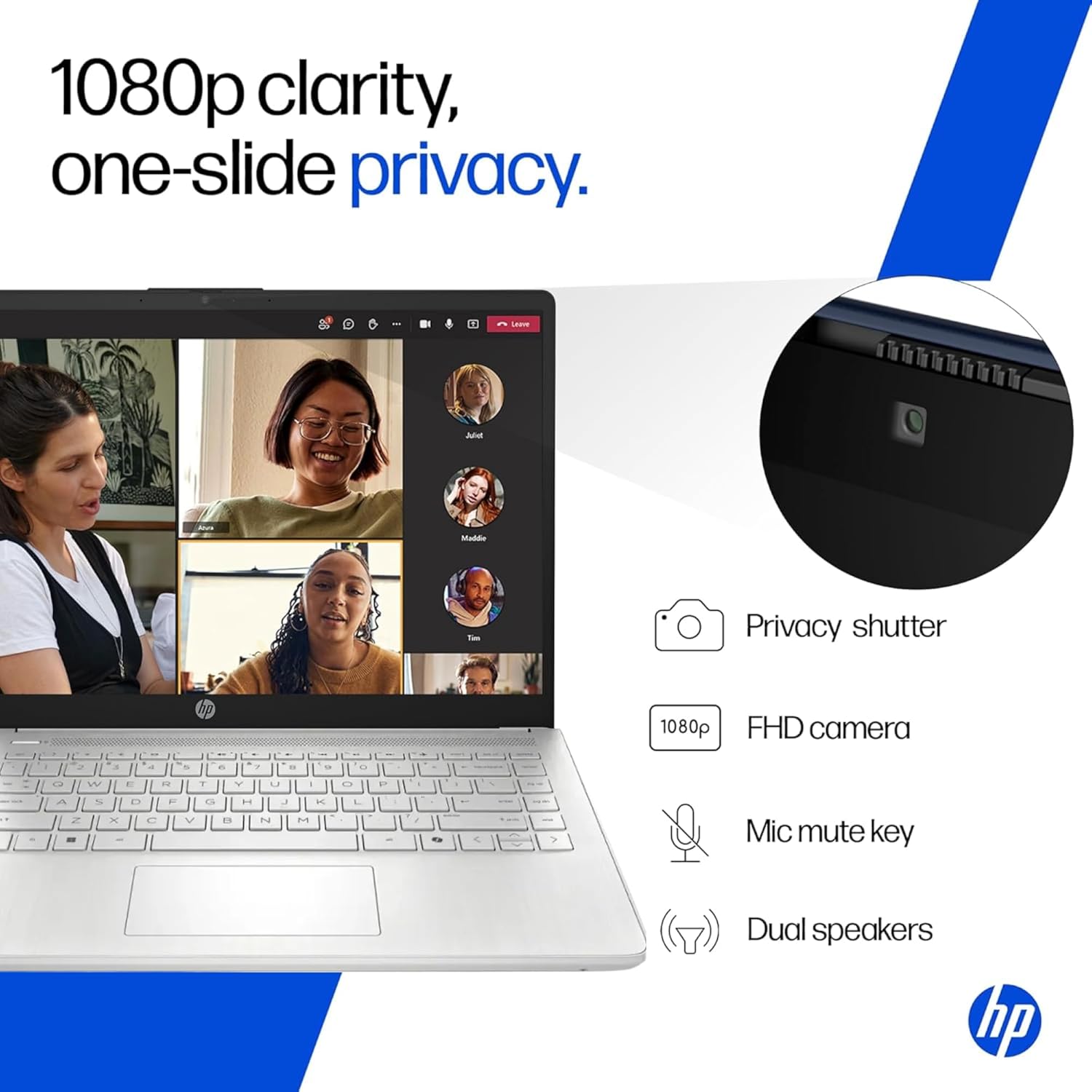 HP Ultrabook Laptop • 1TB Online with 128GB Speed Stack (64GB onboard and 64GB USB) Storage • 8GB Smart RAM • All-Day Battery • Windows 11 • 1 Year Microsoft Office 365