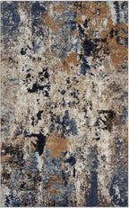 Keen Home Design Area Rugs - 9x12 Non-Shedding, Abstract Rugs for Kitchen, Living Room, Bedroom, Dining Room, Entryway - Size: 9'2" x 11'11", Multi