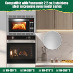 NN-TK932SS 30-inch Microwave Trim Kit Compatible with Panasonic Microwave Ovens, for 2.2 Cu Ft Microwave Oven, Built-in Stainless Steel 30" Microwave Trim Kit for NN-SE9-S, NN-SD9-S, NN-SN9-S,NN-ST9-S