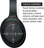 Sony WH-1000XM4 Wireless Premium Noise Canceling Overhead Headphones with Mic for Phone-Call and Alexa Voice Control  Black WH1000XM4