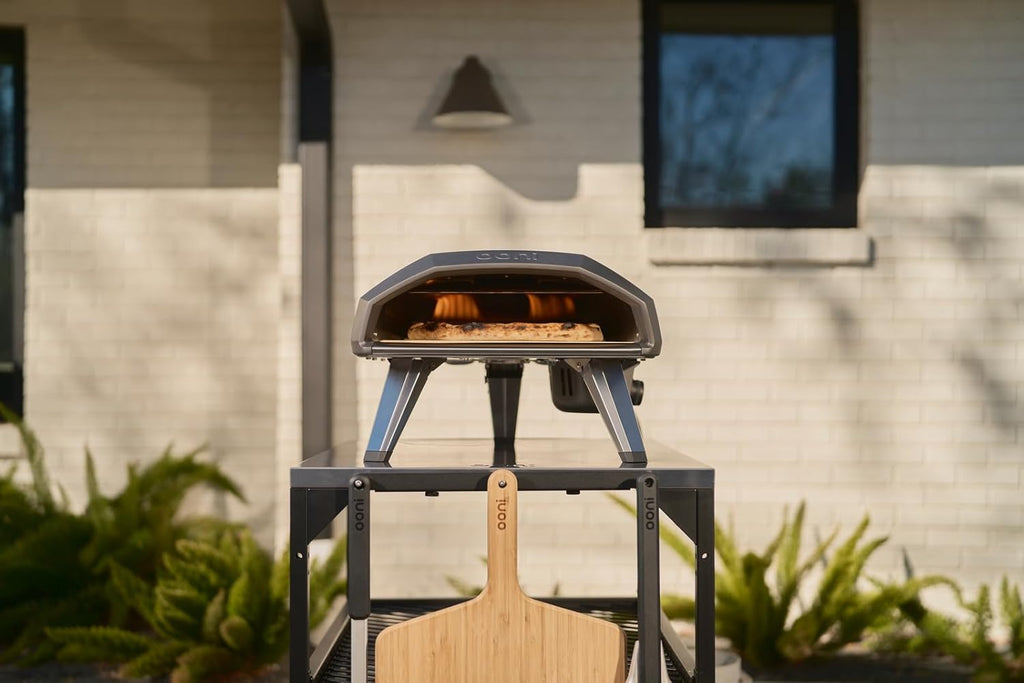 Ooni Koda 2 Propane Gas Pizza Oven – 14" Gas Powered Outdoor Oven with 28 mBar Regulator and Gas Hose  Gas Powered Portable Pizza Oven - Foundry Black