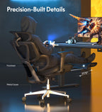 FLEXISPOT Sentinel Ergonomic Gaming Chair with Dual-Wing Adaptive Lumbar, 3D Armrests 3-Position Recline up to 120° Height-Adjustable Backrest Premium Mesh Computer Office Chair for Home & Office