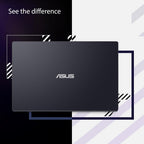 ASUS 15.6” Vivobook Go Slim Laptop  Thin & Portable for Student Study  Intel Dual Core N4500  4GB RAM  128GB SSD  Windows 11  Star Black  L510KA-ES04