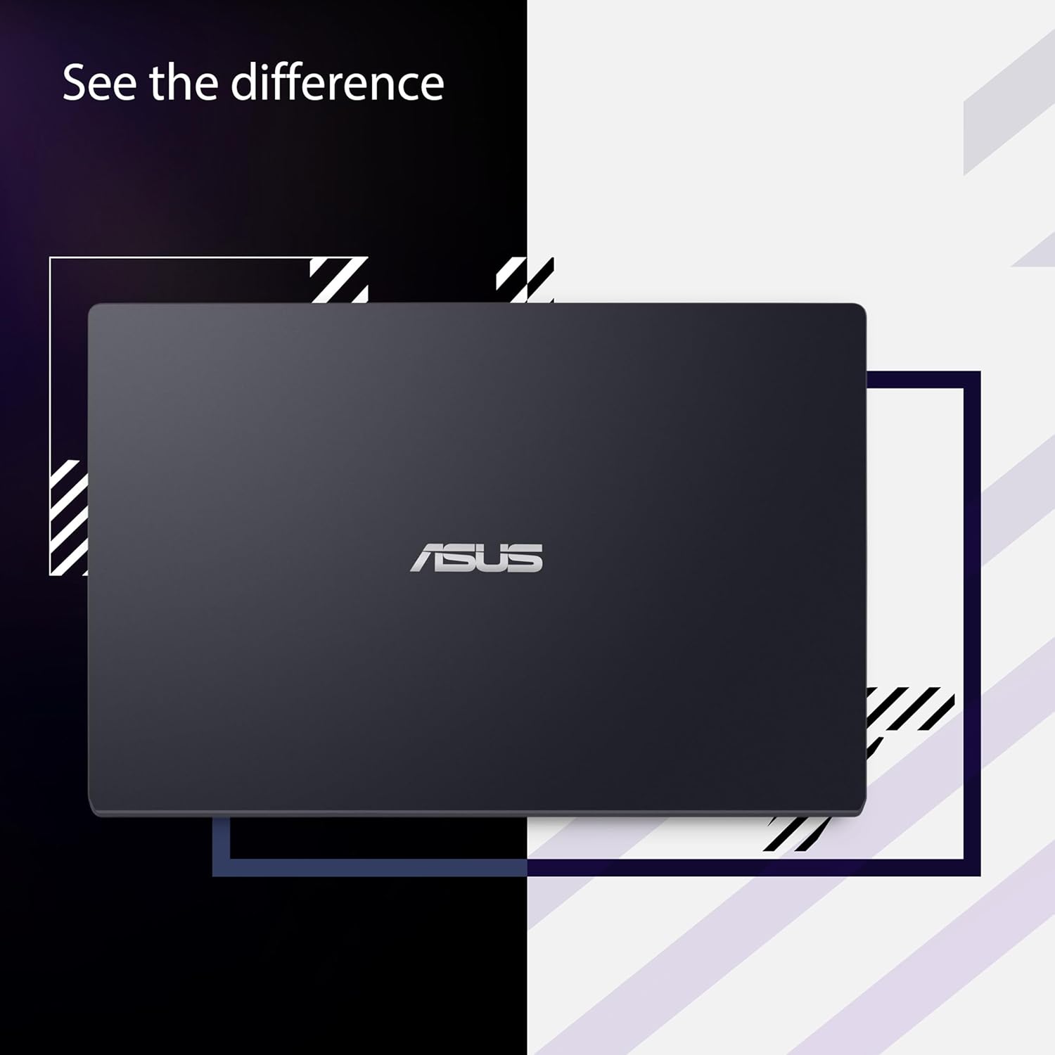 ASUS 15.6” Vivobook Go Slim Laptop  Thin & Portable for Student Study  Intel Dual Core N4500  4GB RAM  128GB SSD  Windows 11  Star Black  L510KA-ES04