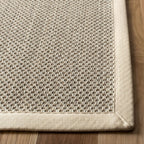SAFAVIEH Area Rug 10x14 - Natural Fiber Collection - Large - Marble & Beige, Sisal, Woven Design with Border (NF143C)