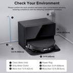 roborock Saros 10 with Refill & Drainage System Robot Vacuum and Mop, 22,000Pa Suction, AI Obstacle Avoidance, 3.14-inch Ultra Thin, Intelligent Dirt Detection, Zero Tangling Main Brush, Hot Water Mop