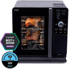 Smart Indoor Pellet Smoker, with Active Smoke Filtration, 5 Smoke Control Settings, WiFi Connected, Electric, Countertop BBQ Appliance, Black