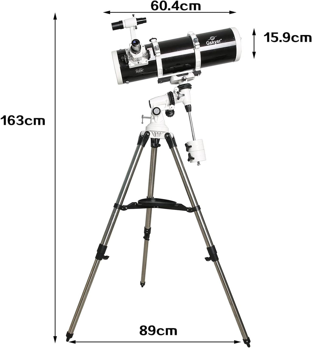 Telescope  Gskyer 130EQ Professional Astronomical Reflector Telescope  German Technology Scope  EQ-130 (EQ-130)