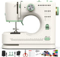 StitchMaster Pro:Ballet on twin needles.Sewing machine,sewing machine for beginners,Double needle and double thread,16 kinds of stitches.Sewing machine for Household,sewing machine for adults.white