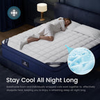 Cal King Mattress, 14 Inch California King Size Mattress in a Box, Medium Pocket Spring and Gel Memory Foam for Superior Comfort, Pressure Relief, Strong Edge Support