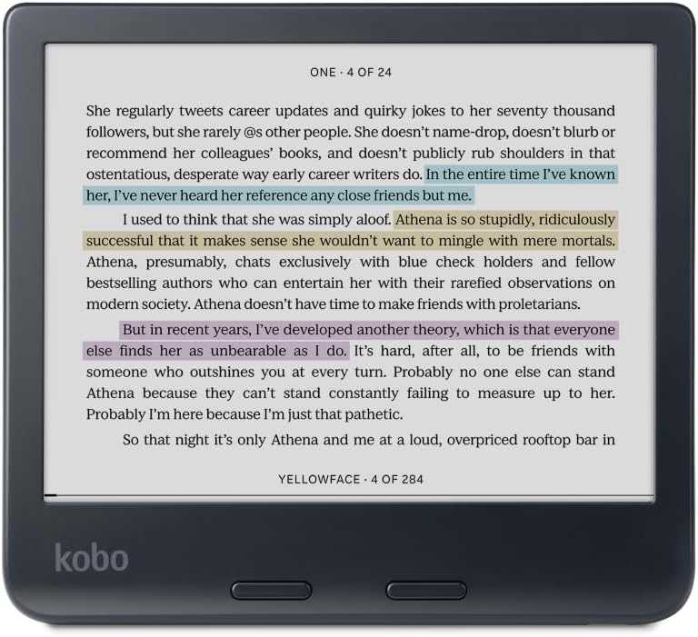 Kobo Libra Colour | eReader | 7" Glare-Free Colour E Ink Kaleido 3 Display | Dark Mode Option | Audiobooks | Waterproof
