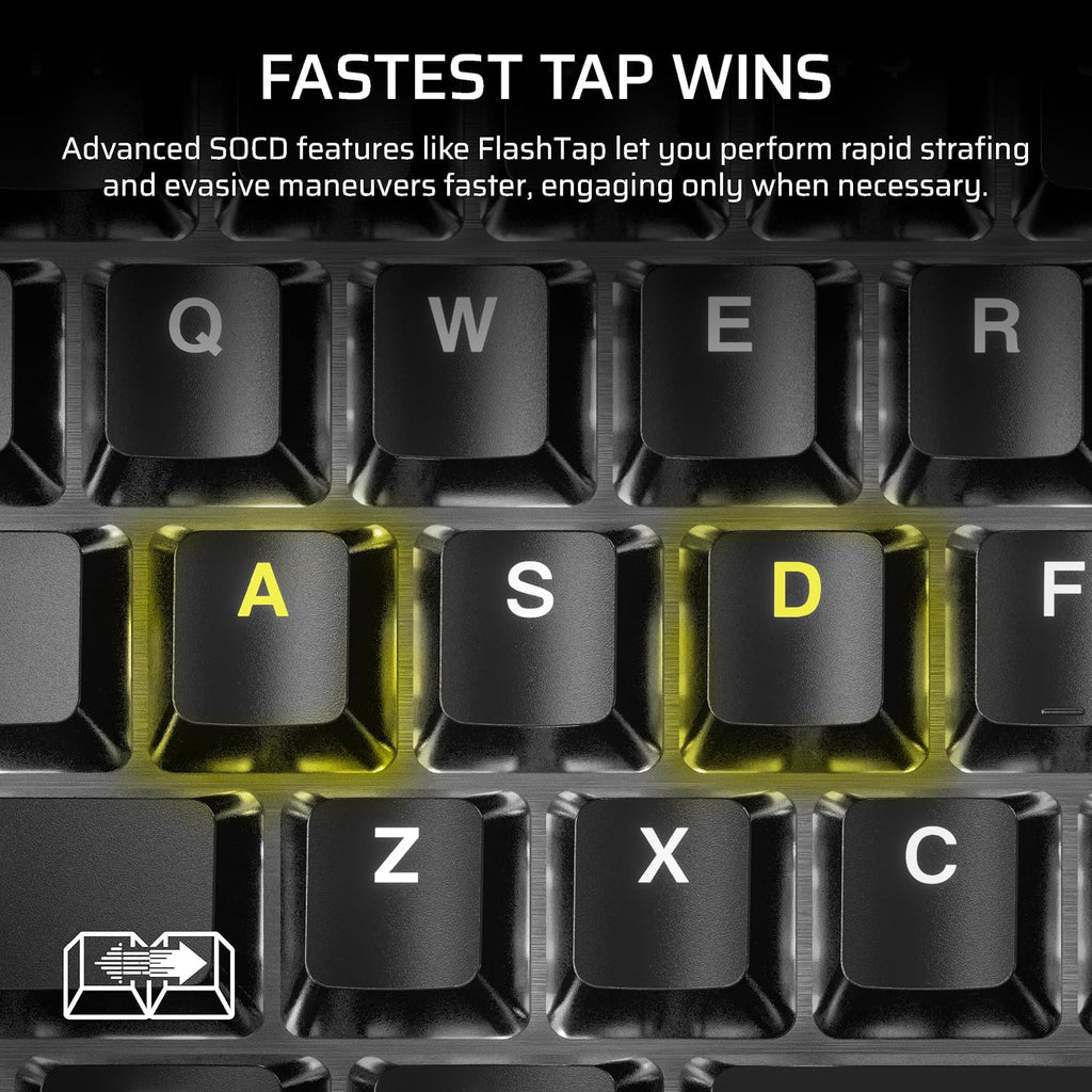 CORSAIR K70 CORE RGB Mechanical Wired Gaming Keyboard with Palmrest – Pre-Lubed MLX Red Linear Switches, SOCD, ABS Double-Shot Keycaps, Sound Dampening, Media Control Dial, QWERTY NA – Black