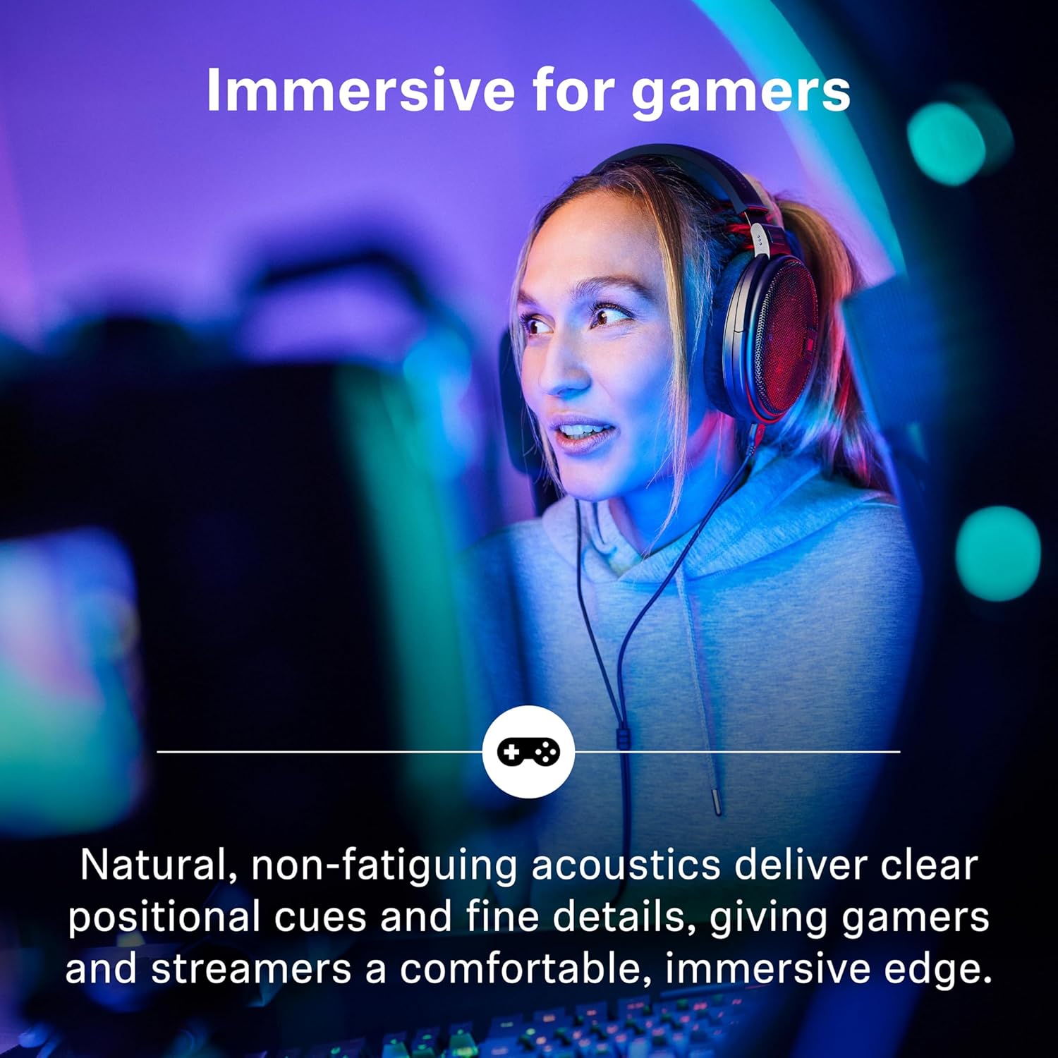 Sennheiser HD 660S2 - Audiophile Open-Back Over Ear Headphones with Deep Bass Extension and Refined Acoustic Performance  Over-Ear Headphones for PC  Music  Gaming  Podcasts  Premium Black