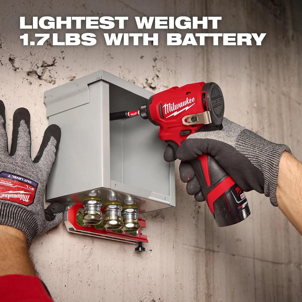 Milwaukee M12 Subcompact Brushless 1/4 Inch Hex Impact Driver (Bare Tool)