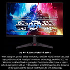 acer Nitro 27” 4K UHD 3840 x 2160 Gaming IPS Monitor | AMD FreeSync Premium | Up to 160Hz Refresh Rate with DFR to FHD 320Hz| Up to 0.5ms | 1 x Display Port 1.4 & 2 x HDMI 2.1 Ports | VG270K V4bmiipx