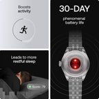 Withings ScanWatch Nova Brilliant Health Smart Watch for Women/Men with ECG, SPO2, Temperature, Sleep, Respiratory Health, Menstrual Cycle Tracker, 30D Battery