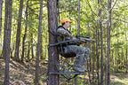 Summit Viper SD Climbing Treestand  Lightweight Aluminum, Foam Padded Seat, 300 lbs Capacity, Includes Safety Harness