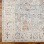 Livabliss x Becki Owens Marlene Vintage Medallion Area Rug, 9'2" x 12', Pale Blue