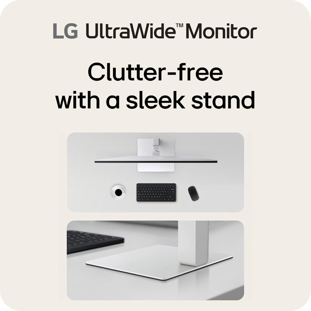 LG 34U530A-W 34-inch UltraWide WFHD (2560 x 1080) IPS Wide Computer Monitor  100Hz  VESA DisplayHDR 400  HDMI  DisplayPort  USB Type-C  Tilt/Height/Swivel Stand  White