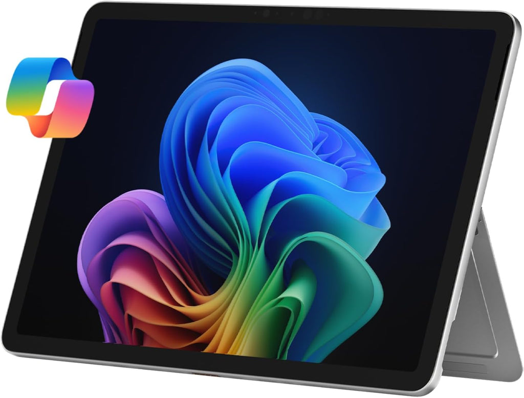 Microsoft Surface Pro 2-in-1 Laptop/Tablet (2025)  Windows 11 Copilot+ PC  12" Touchscreen Display  Snapdragon X Plus (8 Core)  16GB RAM  256GB Storage  Platinum