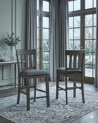 Signature Design by Ashley Hammis Rake Back Dining Room Chair, Set of 2, Dark Brown