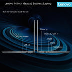 Lenovo IdeaPad Laptop with Microsoft Office  12GB RAM  1.2TB(1TB Cloud & 256GB Storage)  Intel High Performance CPU  11 Hour Battery  SD-Card Reader  Webcam + USB-C  WOWPC Recovery USB  Windows 11