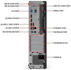 Lenovo ThinkCentre M710 SFF Desktop Computer PC, 6th Gen Core 3.70GHz, 8GB RAM, 256GB SSD, VGA, Keyboard and Mouse, WiFi, BT, Windows 11 Pro (Renewed)