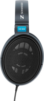Sennheiser HD 600 - Audiophile Open-Back Dynamic Wired Headphones Over Ear with Natural Soundstage and Premium Comfort for Music Lovers  Open Metal Earpiece Covers  Black