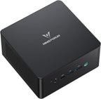 MINISFORUM UM890 Pro Mini PC  AMD Ryzen 9 8945HS (up to 5.2GHz) Mini Computers  32GB DDR5 5600MHz RAM&1TB PCIe 4.0 SSD  Mini Desktop Quad Display HDMI/DP1.4/USB-C  AMD Radeon 780M/Dual LAN 2.5G