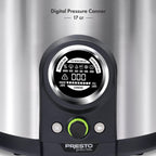 Presto 02152 17-Quart Digital Pressure Canner - Digital Display, Waterbath Capable, 10 Built-In Safety Features, Recipe Book, Stainless Steel