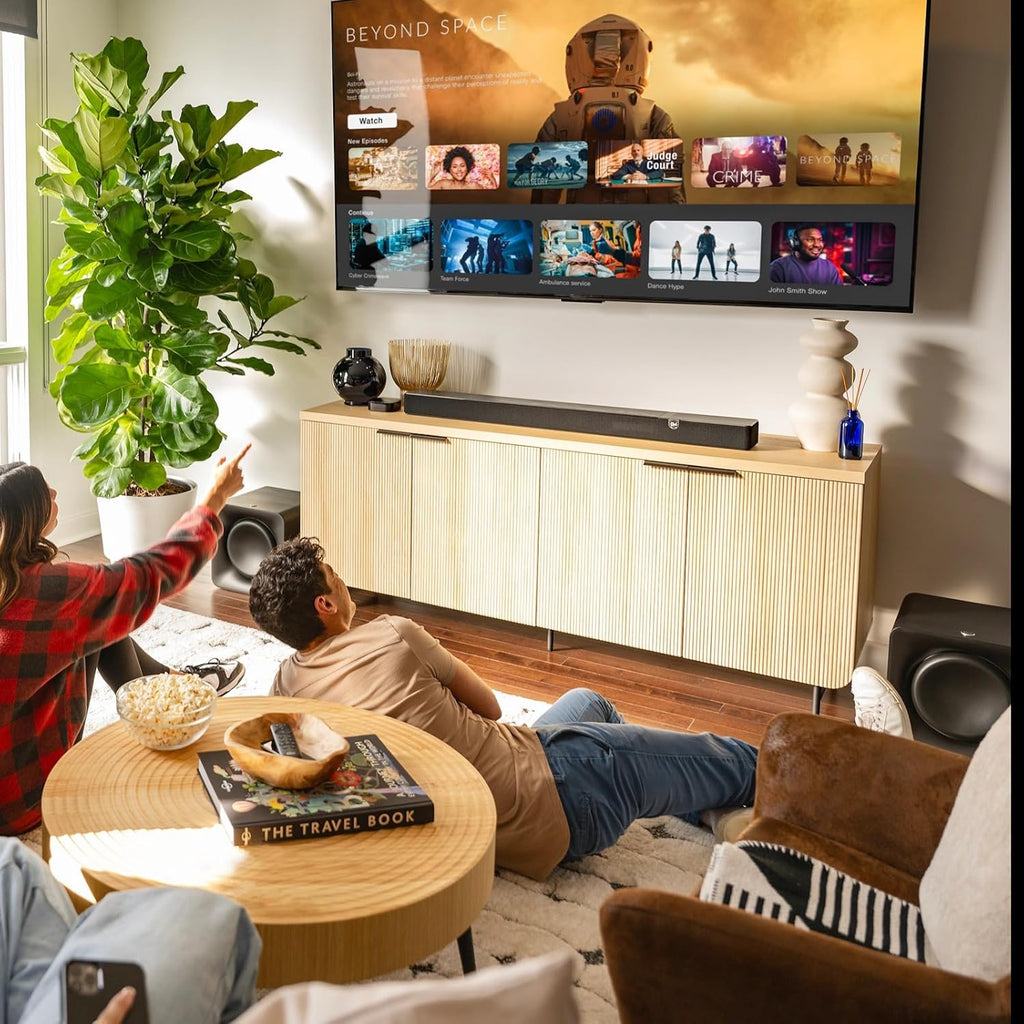 Klipsch Flexus CORE 210 Dolby Atmos 44" SoundBar + 10" Subwoofer  3.1.2-Channel Dolby Atmos Sound Bar + Flexus Sub 100 10″ Wireless Sub-woofer – 185 W RMS  HDMI eARC  Bluetooth  Horn-Loaded Tweeter