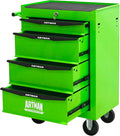 Rolling Metal Tool Chest with 4 Drawers, 20" 4-Drawer Tool Chest Cabinet with Ball Bearing Drawer Slides, Steel Tool Storage Box Organizer -Green