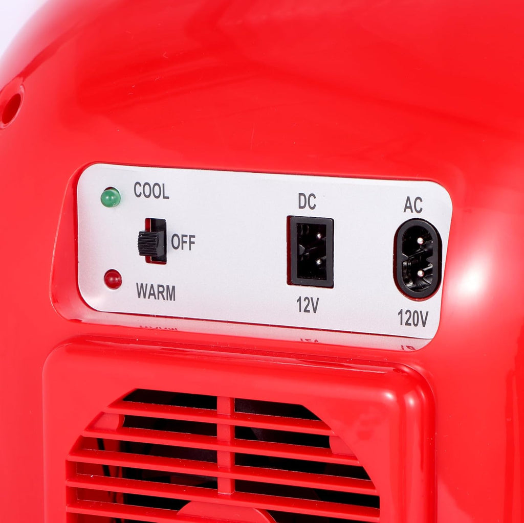 Uber Appliance UB-XL1-RED Chill 12 Can Retro Personal Mini Fridge