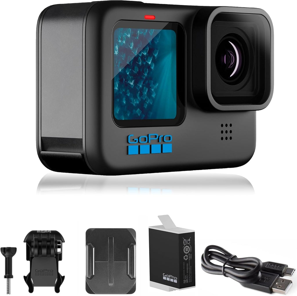 GoPro HERO11 Black – E-Commerce Packaging - Waterproof Action Camera with 5.3K60 Ultra HD Video  27MP Photos  1/1.9" Image Sensor  Live Streaming  Webcam  Stabilization